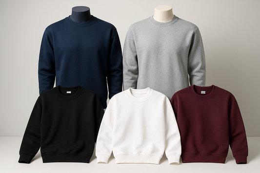 Classic Crewneck Sweatshirt Manufacturer | Bulk Unisex Sweatshirts